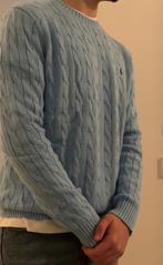 Ralph Lauren kabel trui blauw - maat L, Overige typen, Ophalen of Verzenden, Zo goed als nieuw, Overige maten