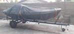Boottrailer (met gratis stalen boot), Watersport en Boten, Boottrailers, Ophalen, Minder dan 1500 kg, Gebruikt, Overige typen