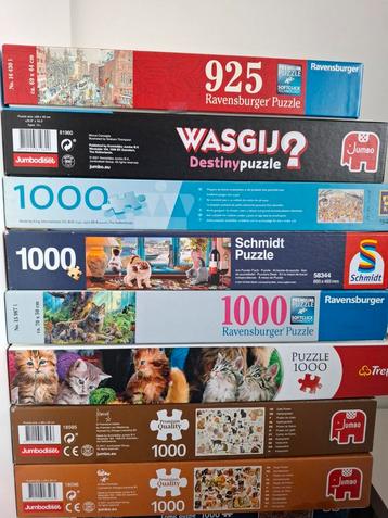 Diverse Legpuzzels - Ravensburger, Jumbo, Schmidt beschikbaar voor biedingen