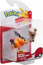 Pokemon: Battle Figure: Tepig & Rockruff, Kinderen en Baby's, Speelgoed | Actiefiguren, ., Nieuw, Ophalen of Verzenden, .
