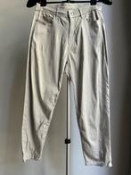 Vintage Cream High Rise Broek - 90s Stijl, Maat 38/40 (M), Beige, Ophalen of Verzenden, Zo goed als nieuw