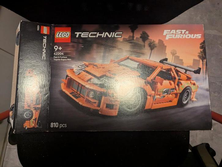 Lego Toyota Supra Fast & Furious 42204, Kinderen en Baby's, Speelgoed | Duplo en Lego, Zo goed als nieuw, Lego, Complete set, Ophalen of Verzenden