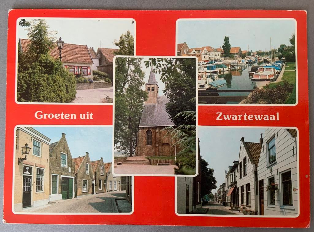 Groeten uit Zwartewaal, Ophalen of Verzenden, Gelopen, Zuid-Holland