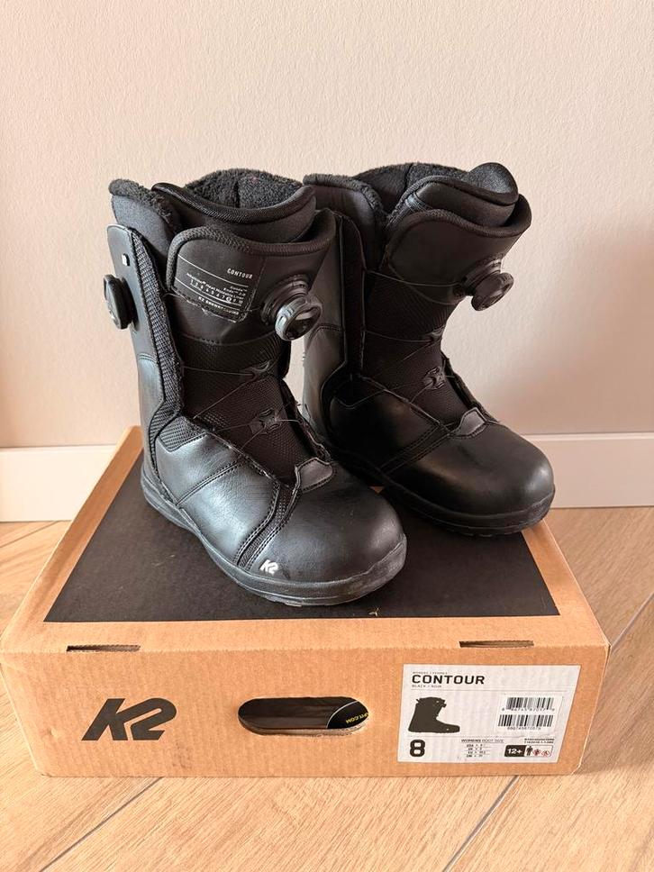 K2 Contour Snowboardschoenen - Maat 8, Sport en Fitness, Snowboarden, Zo goed als nieuw, Snowboots, Ophalen of Verzenden