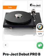 Te koop draaitafel pro-ject debuut pro zgan, Audio, Tv en Foto, Platenspelers, Ophalen of Verzenden, Zo goed als nieuw, Overige merken
