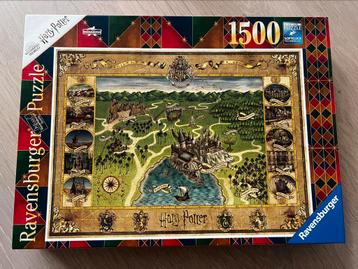 Nieuw: Ravensburger Puzzel Harry Potter. Hogwarts map. beschikbaar voor biedingen