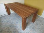 Robuuste teakhouten tafel (180 x 90 cm), Huis en Inrichting, Tafels | Eettafels, 50 tot 100 cm, 150 tot 200 cm, Teakhout, Rechthoekig