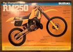 Brochure / folder - Suzuki crossmotor (~1980/85)., Ophalen of Verzenden, Zo goed als nieuw, Motoren
