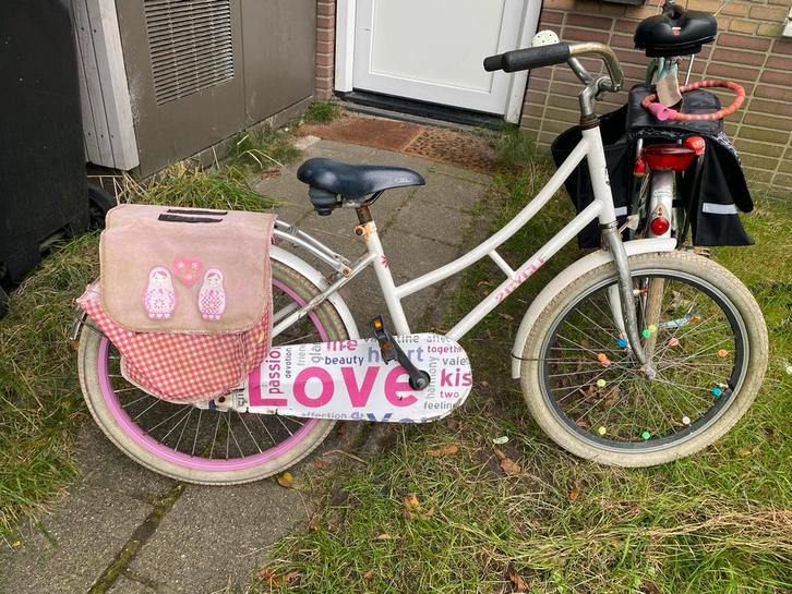 Meisjesfiets 22 inch, Fietsen en Brommers, Fietsen | Meisjes, Gebruikt, 22 inch, Ophalen