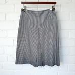 Vintage Rok Maat 14 Blauw Bruin Rood Gingham Ruit Wol Daks, Kleding | Dames, Bruin, Verzenden, Zo goed als nieuw, Vintage