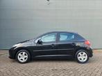 Nette Peugeot 207 1.4 16V 5DRS 2006 Zwart APK tot Mei 2026!, Auto's, Voorwielaandrijving, Stof, 1360 cc, Zwart