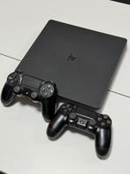 PlayStation 4 slim 1TB met AAA-games & 2 controllers, Met 2 controllers, Zo goed als nieuw, 1 TB, Ophalen