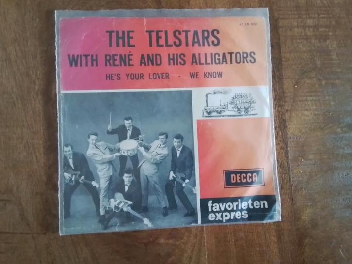 Nederbeatsingel The Telstars with Rene and his Alligators'64, Cd's en Dvd's, Vinyl Singles, Zo goed als nieuw, Ophalen of Verzenden