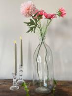 Prachtige XL vaas van gerecycled glas 38 cm, Huis en Inrichting, Woonaccessoires | Vazen, Overige kleuren, Verzenden, Minder dan 50 cm