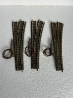 3x Fleischmann H0  6140 profi-gleis paar elektrische wissels, Gebruikt, Gelijkstroom, Fleischmann, Rails