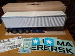 Tamiya 1/14 Maersk Container trailer, Hobby en Vrije tijd, Ophalen, Groter dan 1:32, Zo goed als nieuw, Truck