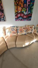 Rolf Benz hoek/rechte bank Leer, Huis en Inrichting, Banken | Bankstellen, Gebruikt, 100 tot 125 cm, Hoekbank, 300 cm of meer