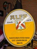 Alfa bier lichtbak, Ophalen, Zo goed als nieuw, Lichtbak of (neon) lamp