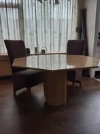 8 hoekig  marmer, Huis en Inrichting, Tafels | Eettafels, Ophalen, 100 tot 150 cm, Rond, 200 cm of meer
