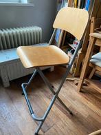 Barkruk barstoel hoge stoel inklapbaar, 1 kruk, Ophalen, Gebruikt, 60 tot 90 cm