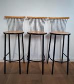 Italiaanse barkrukken, Huis en Inrichting, Barkrukken, Ophalen, Met voetsteun, 60 tot 90 cm, Zo goed als nieuw