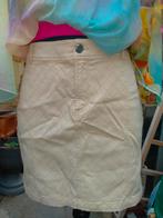 Reserved Rok - Maat 38 - Beige Denim, Maat 38/40 (M), Beige, Ophalen of Verzenden, Zo goed als nieuw