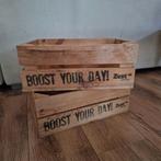 Houten kratjes: boost your day!, Ophalen of Verzenden, Zo goed als nieuw, Minder dan 50 cm, Minder dan 50 cm