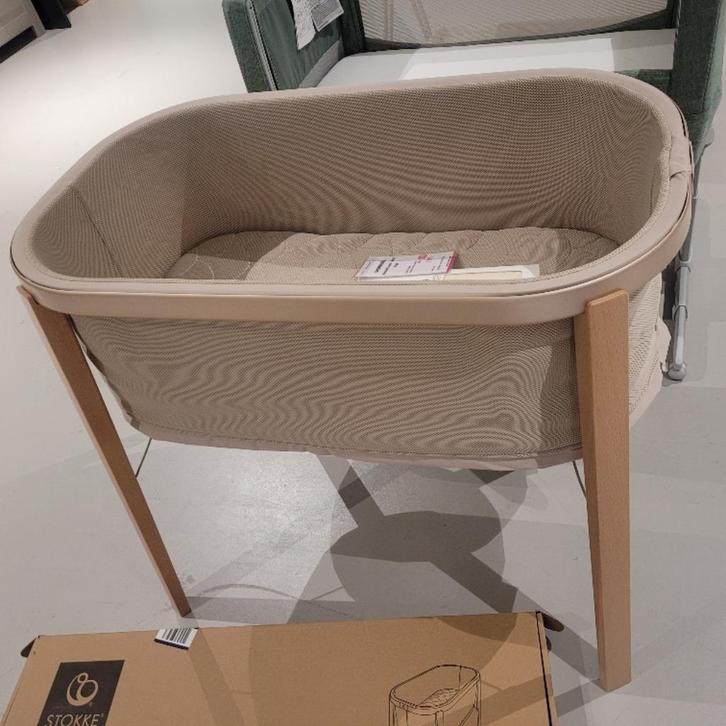Stokke Snoozi - Sandy Beige, Kinderen en Baby's, Babywiegjes en Ledikanten, Zo goed als nieuw, Wieg, Ophalen