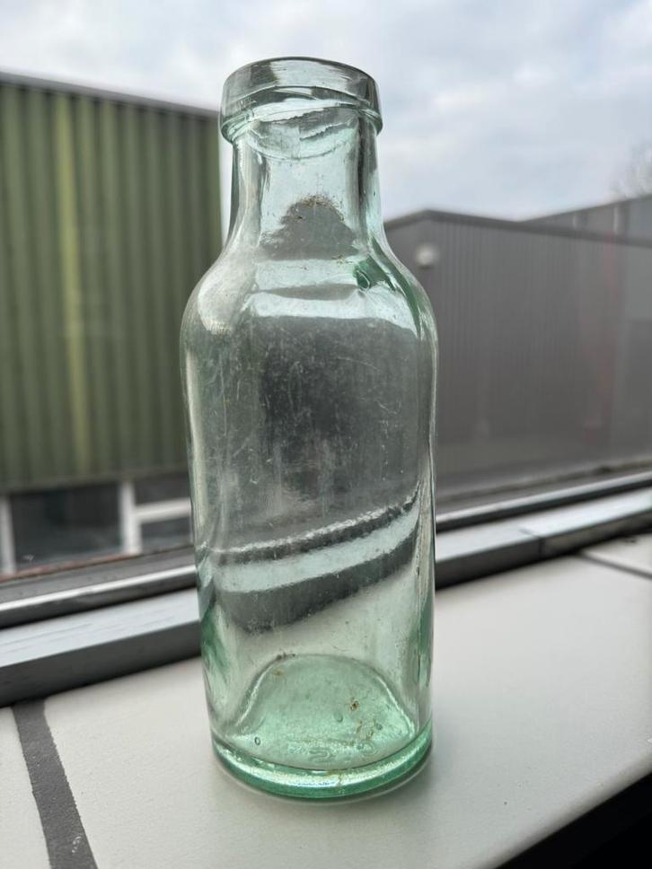 Zeldzame antieke mooi vintage pickles bottle 1800 dd., Antiek en Kunst, Antiek | Glas en Kristal, Verzenden
