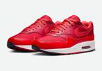 NIKE AIR MAX 1 ‘Gym Red’ Rood/Wit in maat 42/43/44,5/47, Overige kleuren, Verzenden, Nike, Nieuw