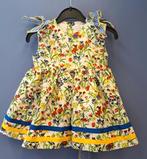 Eva Castro jurkje bloemetjes blauw rood geel 104-110 42474