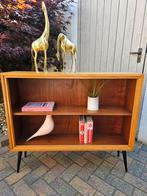 Vintage Mid Century 60s boekenkast sideboard, Ophalen, Met plank(en), Tweedehands, 100 tot 150 cm
