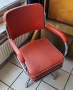 Vintage Kappersstoel uit de Jaren 50, Huis en Inrichting, Stoelen, Ophalen, Gebruikt, Vintage, Eén
