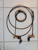 Kabelslot voor beveiliging van laptop., Computers en Software, Overige Computers en Software, Ophalen of Verzenden, Nieuw