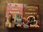 Paarden & Honden Weetjes Kwartet - Dubbel Plezier!, Een of twee spelers, Ophalen of Verzenden, Zo goed als nieuw, Identity Games