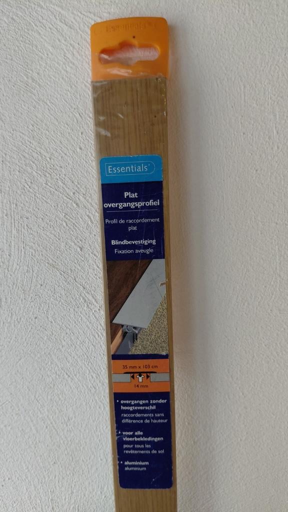 Essentials Plat Overgangsprofiel - Nieuw licht eiken, Doe-het-zelf en Verbouw, Plinten en Afwerking, Ophalen of Verzenden