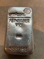 Zilverbaar 500gr / 99,9 Umicore, Ophalen, Zilver