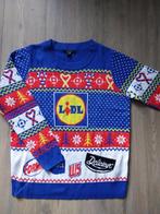 Foute kersttrui Lidl mt.M, Maat 52/54 (L), Blauw, Lidl, Ophalen of Verzenden