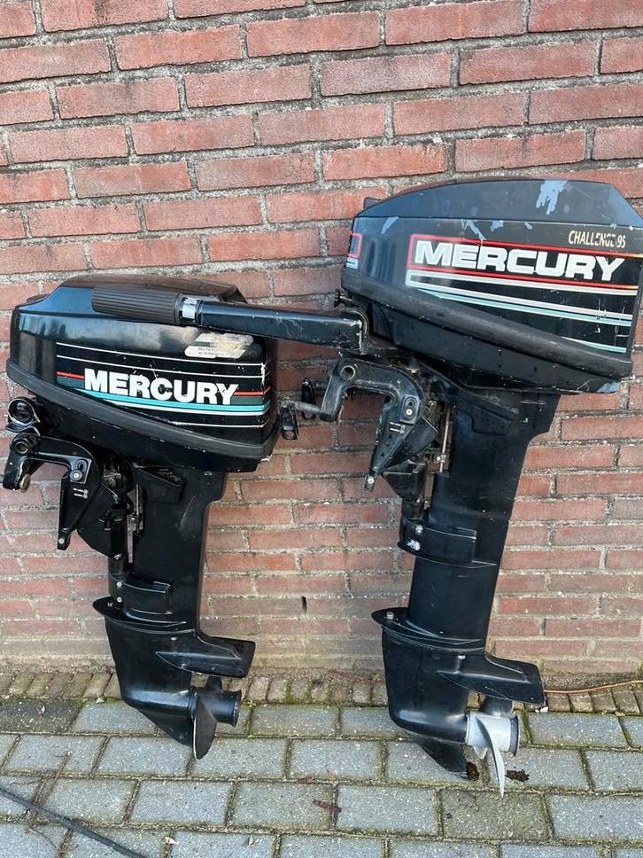 2x Mercury 9.9pk | Zeer goed werkend | Lang en kortstaart!, Watersport en Boten, Buiten- en Binnenboordmotoren, Gebruikt, Benzine