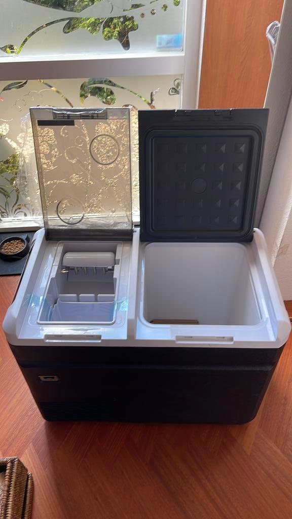 VEVOR Draagbare koel-vriescombinatie, 36L +ijsblokjesfunctie, Caravans en Kamperen, Kampeeraccessoires, Nieuw, Ophalen