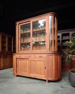 Prachtige ronde / gebogen winkelkast | Vitrine #1992, Huis en Inrichting, Gebruikt, 200 cm of meer, Met deur(en), Ophalen of Verzenden