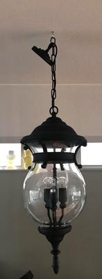 Nieuwe metalen met glas hanglamp hal lamp buitenlamp, Ophalen, Nieuw, Glas, Minder dan 50 cm