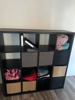 Ikea Kallax kast 4x4 incl. 9 mandjes, Ophalen, Met plank(en), 150 tot 200 cm, Minder dan 100 cm