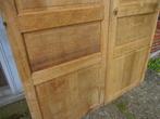 Set antieke kastdeuren geloogd 197 hoog x 145 cm breed, Antiek en Kunst, Antiek | Meubels | Kasten, Ophalen