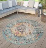Mooi Multi Colour Rond Vloerkleed - 200cm, Huis en Inrichting, Stoffering | Tapijten en Kleden, Wit, Rond, Ophalen of Verzenden