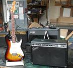 super mooie stratocaster met Fender versterker, Muziek en Instrumenten, Ophalen, Zo goed als nieuw, Elektrische gitaar