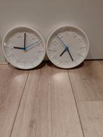 2x IKEA Stomma Klokken, Huis en Inrichting, Woonaccessoires | Klokken, Ophalen of Verzenden, Gebruikt, Analoog, Wandklok