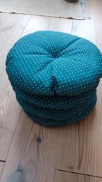 4 ronde IKEA stoel kussens (o.a. geschikt voor LÄCKO stoel), Ophalen of Verzenden, Nieuw, Blauw, Vierkant