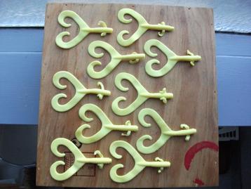 10 stuks kunstaas twisters /roofvis twisters /baars twisters beschikbaar voor biedingen