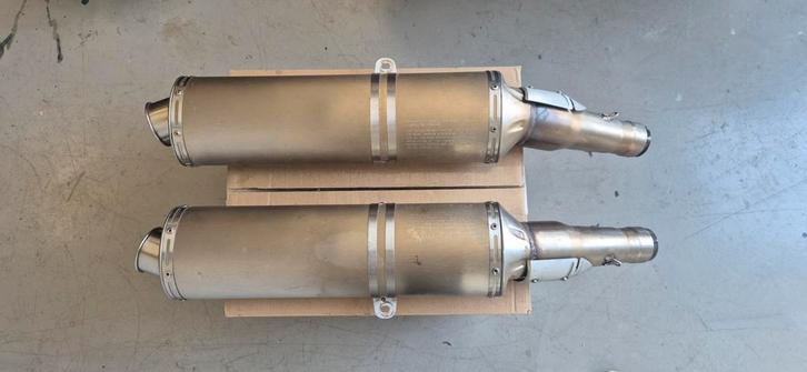 Originele uitlaatdempers Aprilia RSV1000R en Tuono 2004-2010, Motoren, Onderdelen | Overige, Gebruikt, Ophalen of Verzenden